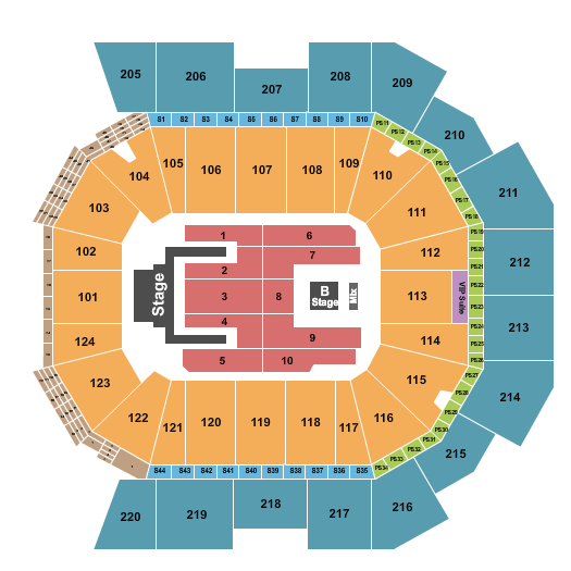 Moody Center ATX Jelly Roll Seating Chart